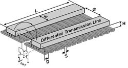 General DiCAD differential transmission line